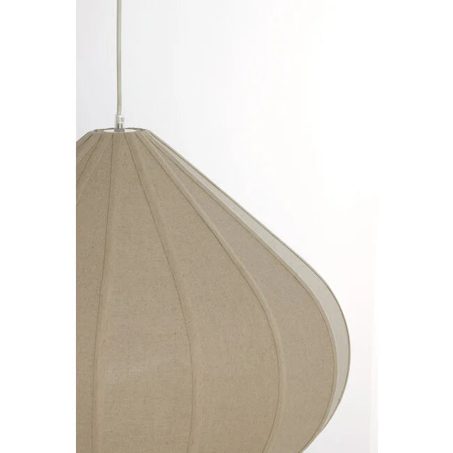 Hanglamp Ø60x42,5 cm ZUBEDA linnen naturel