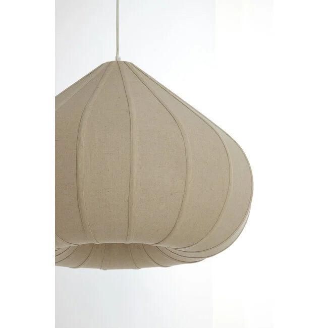 Hanglamp Ø60x42,5 cm ZUBEDA linnen naturel