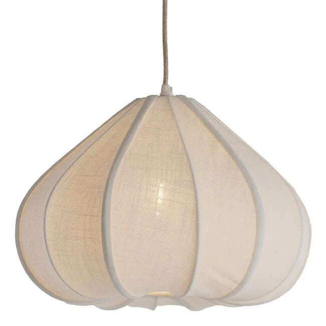 Light en Living Hanglamp Ø38,5x28 cm ZUBEDA crème wit