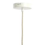 Light en Living Hanglamp ZUBEDA crème wit