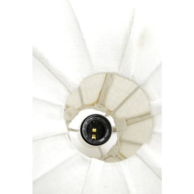 Light en Living Hanglamp Ø38,5x28 cm ZUBEDA crème wit