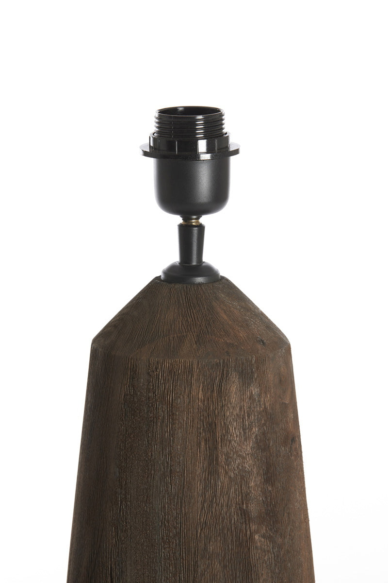 Light & Living Lampvoet Trapani Donkerbruin