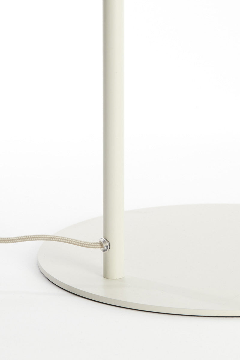 Light & Living Vloerlamp Bisho Crème