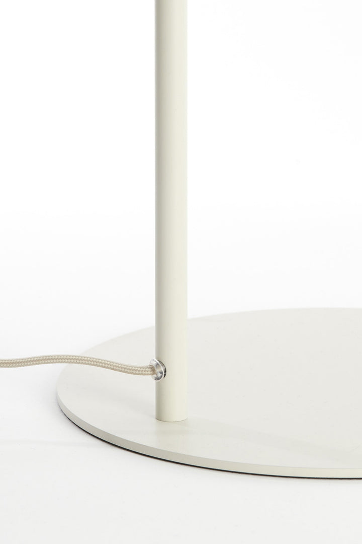 Light & Living Vloerlamp Bisho Crème