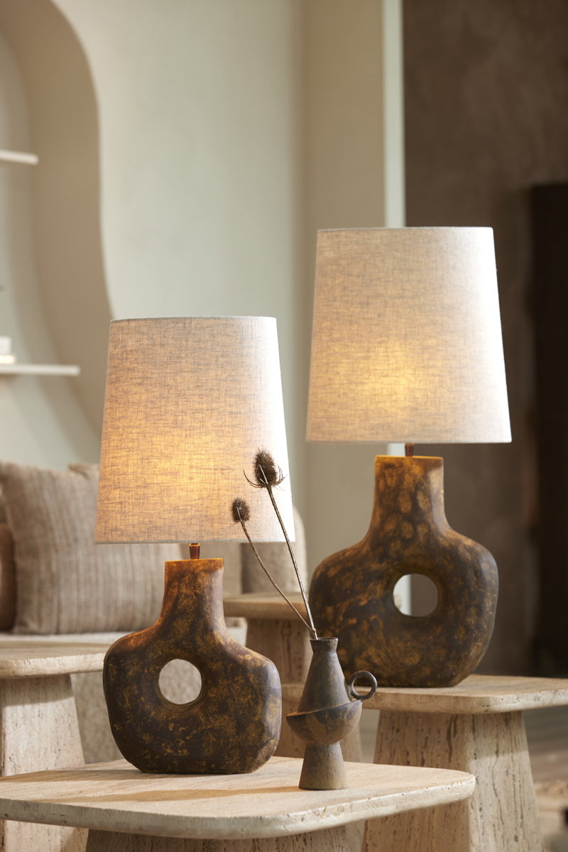 Light & Living Lampvoet Tarugi Aluminium Antiek Bruin 47,5cm