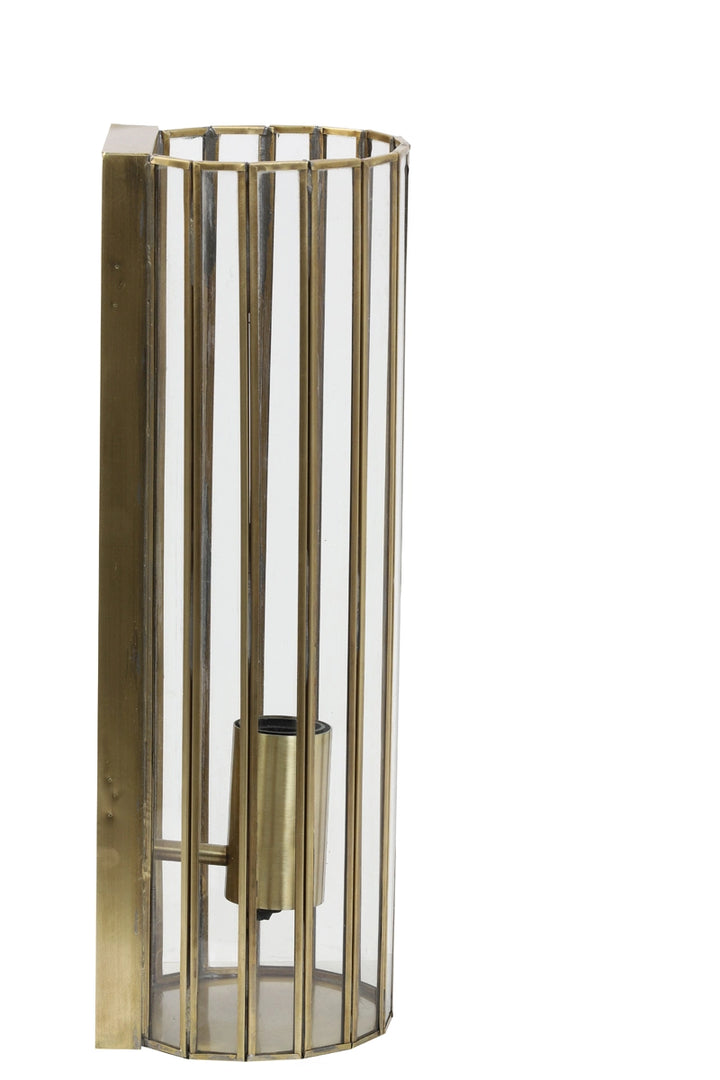 Light & Living Wandlamp Strøby Antiek Brons 41cm