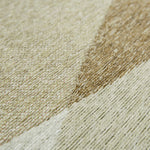 Close-up van de jacquard geweven structuur van het Etro vloerkleed