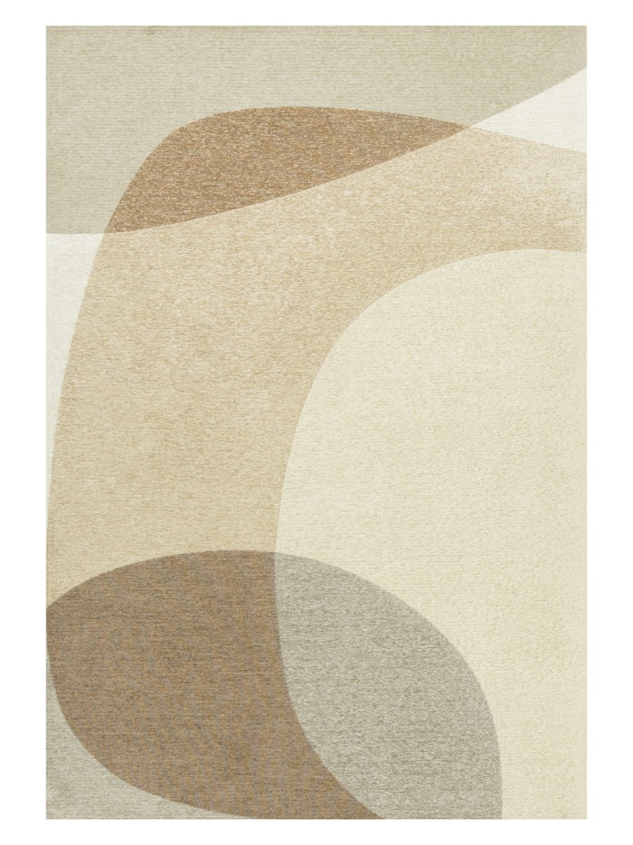 Brinker Etro vloerkleed Natural - volledig kleed in zand- en beigetinten