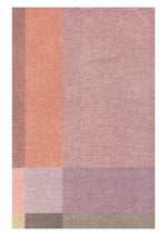 Brinker Nino vloerkleed Cookie - volledig kleed met geometrisch blokkenpatroon in warme tinten