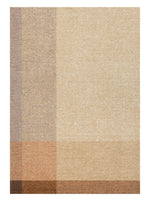 Brinker Nino vloerkleed Natural - volledig kleed met geometrisch blokkenpatroon in zand- en beigetinten