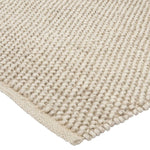 Close-up van de wol van het Brinker Boola vloerkleed Cloud White