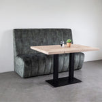 SEVN Eetkamerbank Maria Velvet, 170cm, kleur Huntergroen