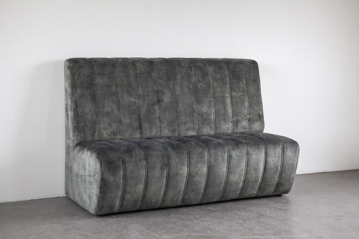 SEVN Eetkamerbank Maria Velvet, 170cm, kleur Huntergroen