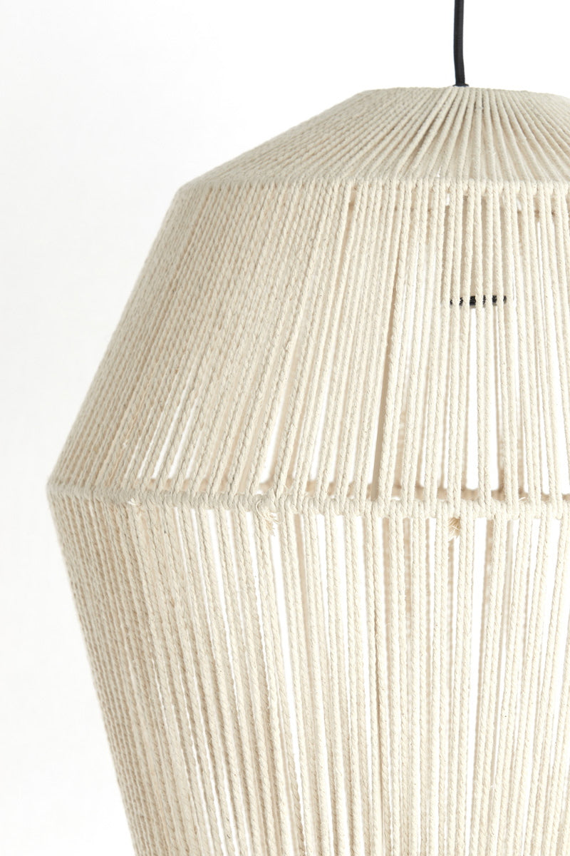 Light & Living Hanglamp Deya Crème