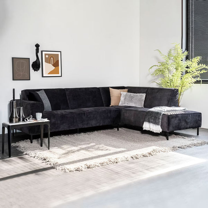 SEVN Hoekbank Michelle Rechts, kleur Antraciet