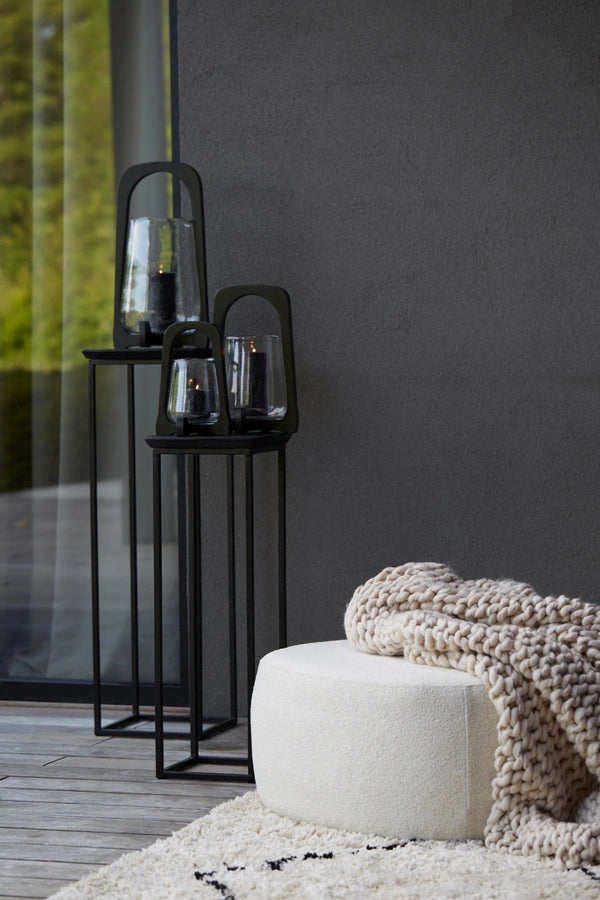 Light & Living Zuil Quenza Zwart Set van 2