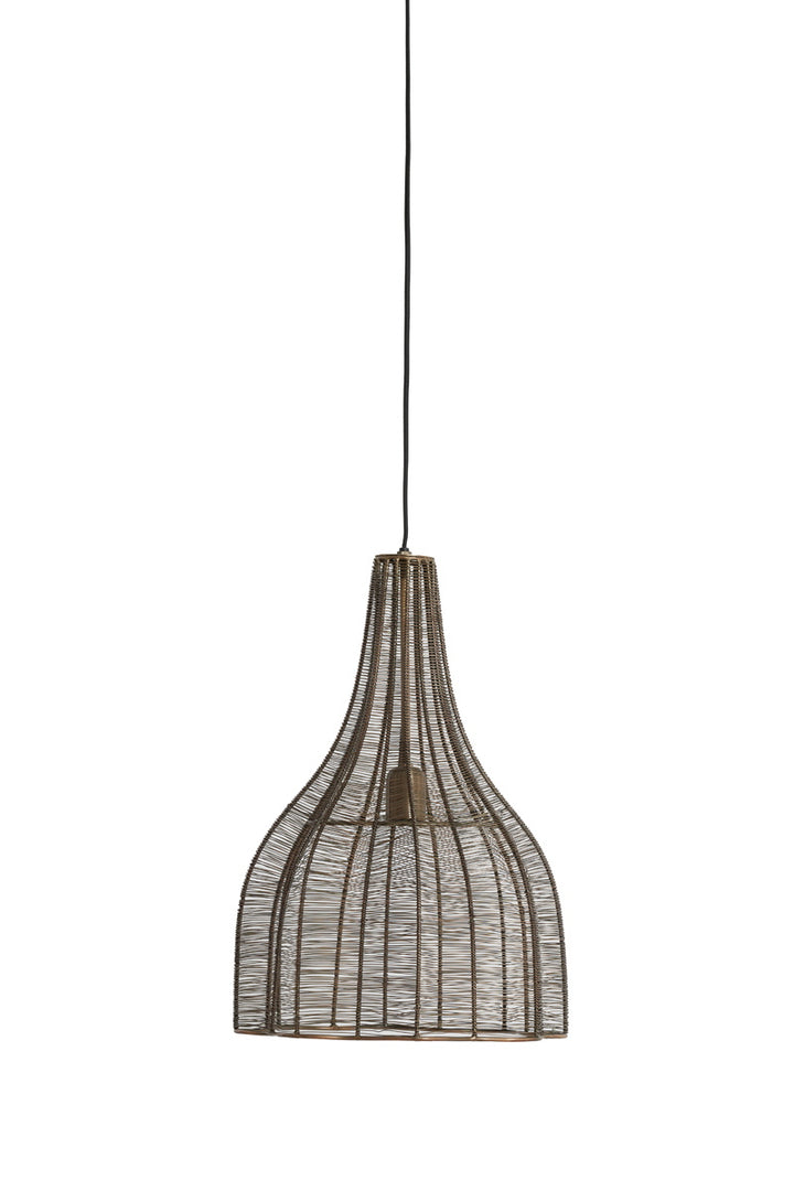 Light & Living Hanglamp Mariama Antiek Brons