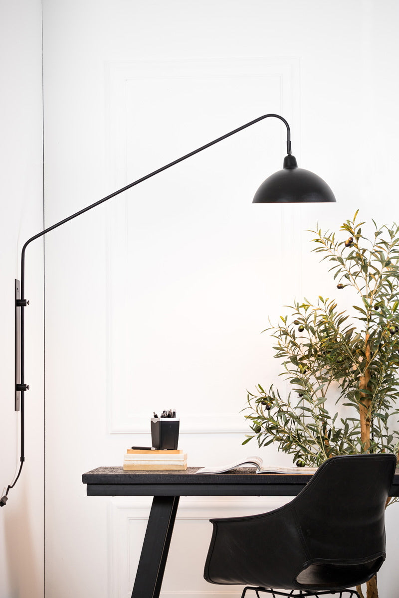 Light & Living Wandlamp Orion Mat Zwart