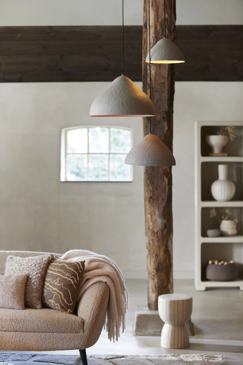 Light & Living Hanglamp Elimo Mat Lichtgrijs Ø40cm