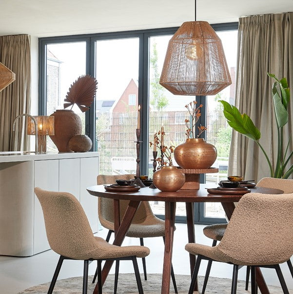 Light & Living Hanglamp Malva Jute Naturel