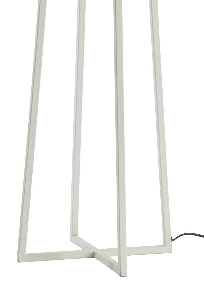 Light & Living Vloerlamp Miley Crème