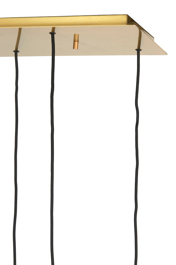 Light & Living Hanglamp Maeve 7-Lichts Glas Goud 100cm