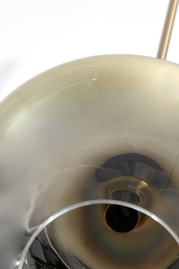 Light & Living Vloerlamp Mayson Driepoot Glas Goud 146cm