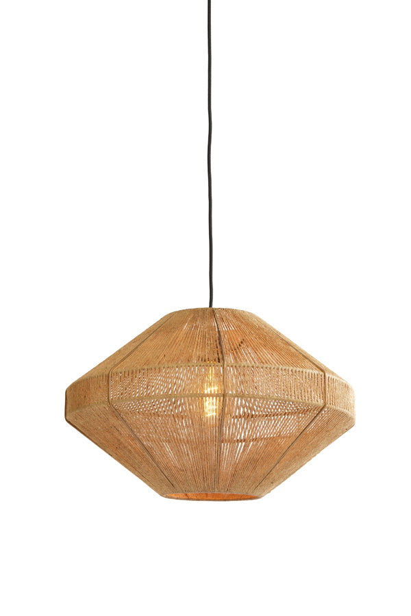 Light & Living Hanglamp Mallow Jute Naturel