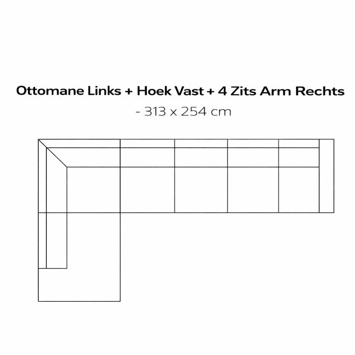 SEVN Tori – Modulaire Design Bank populairste opstellingen