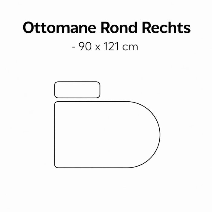 Ronde Modulaire Bank Zelf Samenstellen | SEVN Denise
