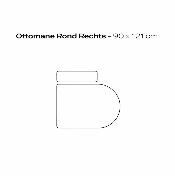 Ronde Modulaire Bank Zelf Samenstellen | SEVN Diane