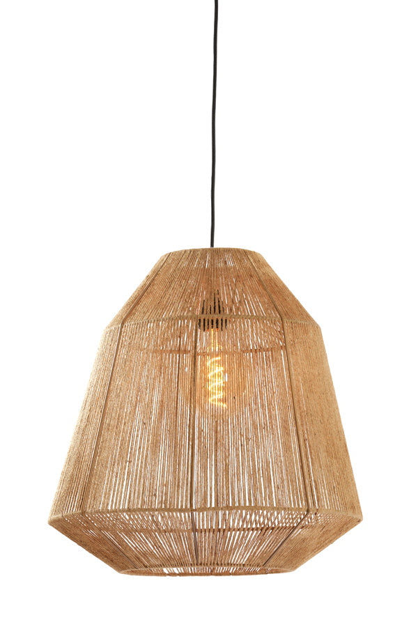 Light & Living Hanglamp Malva Jute Naturel
