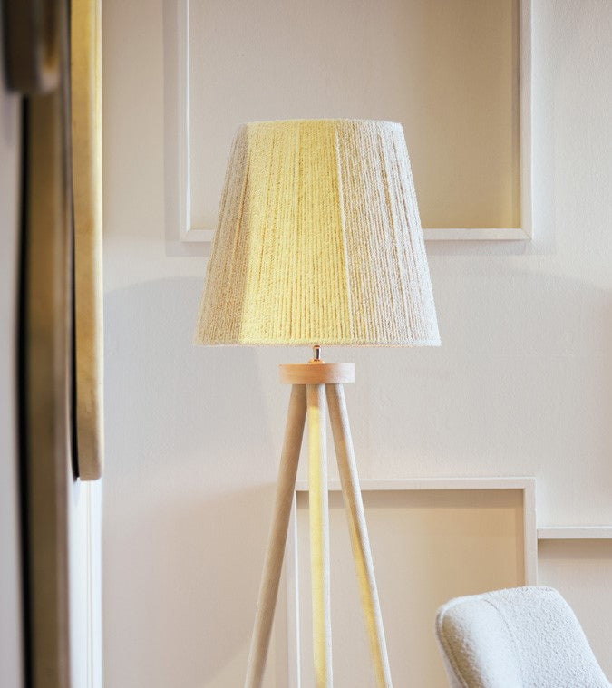 Light & Living Lampenkap Medana Drum Chenille Crème