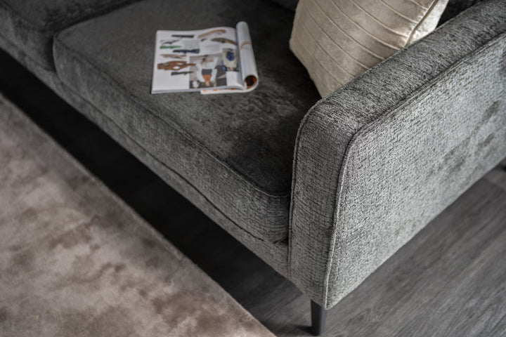 SEVN Bank Paulette 4-zits, Chenille, kleur Donkergrijs