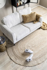 SEVN Bank Paulette 2-zits, Chenille, kleur Naturel