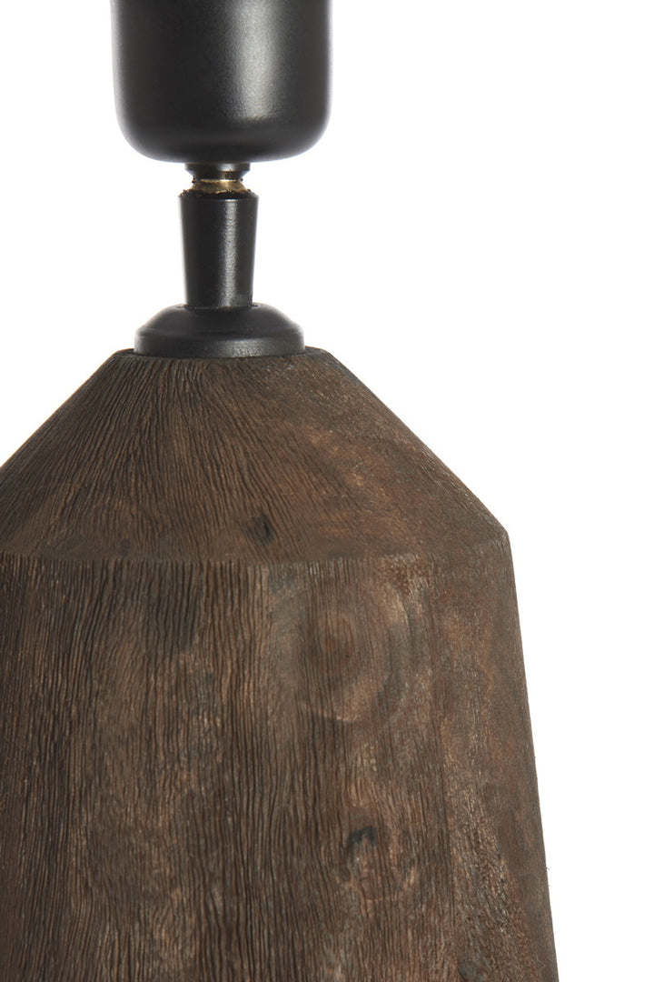 Light & Living Lampvoet Trapani Donkerbruin