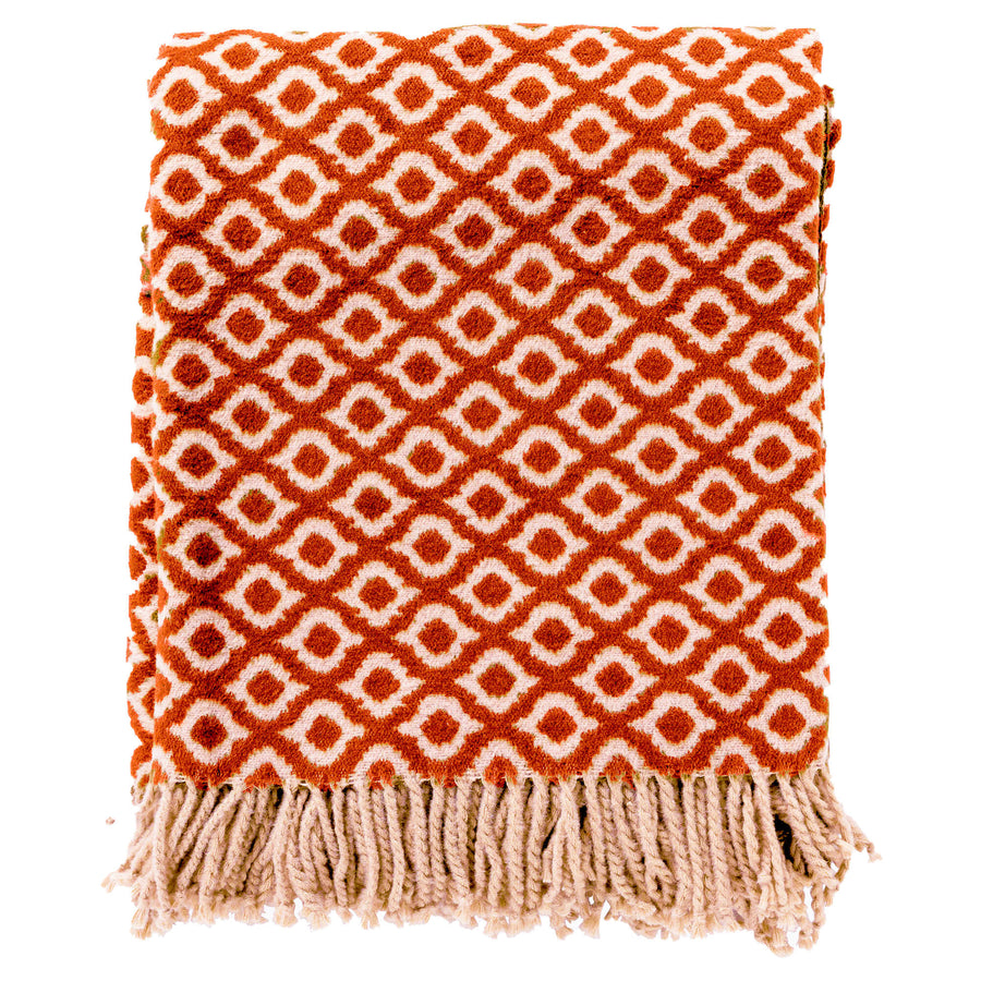 Hoii Isabella plaid 150x200 cm in oranje