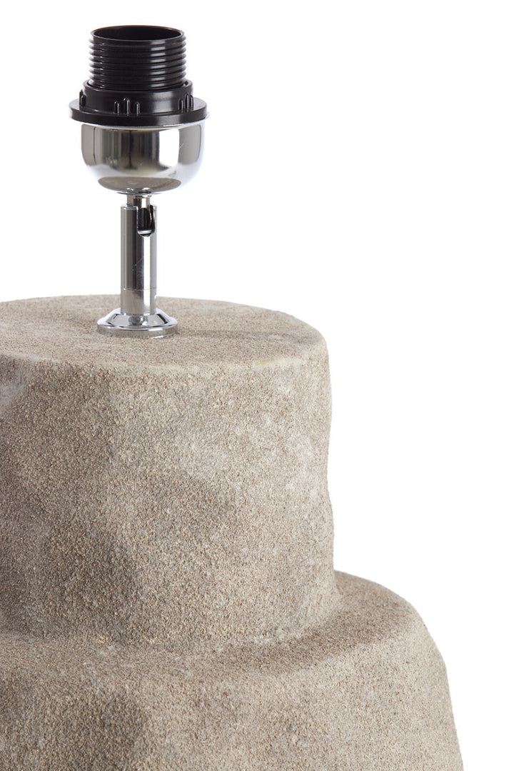 Light & Living Lampvoet Lezama Ruw Vintage Grijs