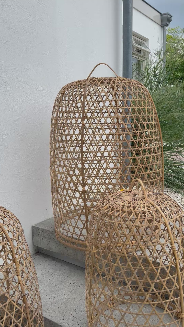 Boho buitenlamp rotan