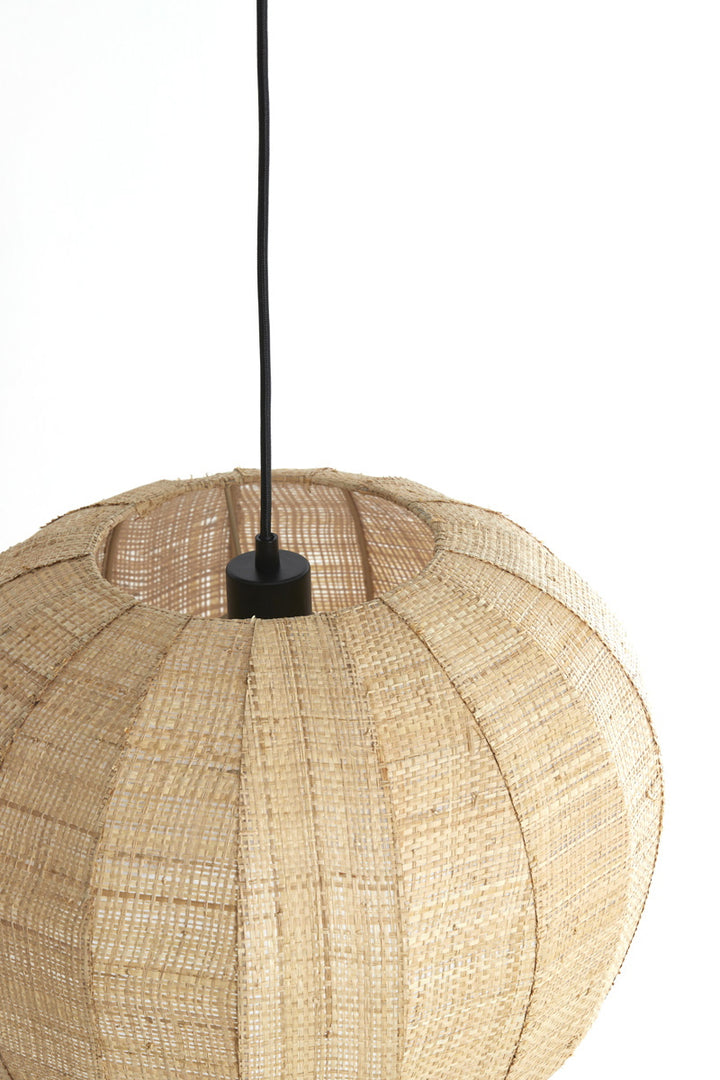Light & Living Hanglamp Rafaella Raffia Naturel