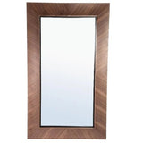 Gezzy Rechthoekige Houten Wandspiegel Naturel Curl Frame 110x186cm – PTMD