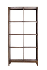 Light & Living Wandkast Sondrio Open Mangohout Mat Donkerbruin 95x190cm