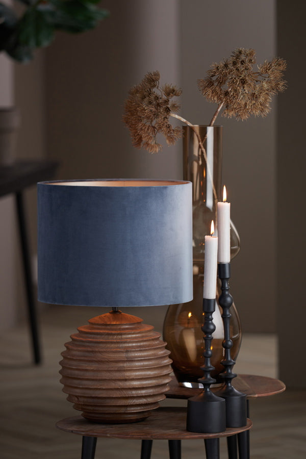 Light & Living Lampvoet Renzo Mangohout Mat Bruin Ø29x38cm