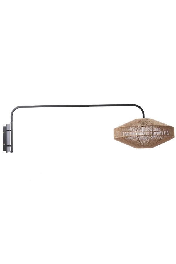 Light & Living Wandlamp Lyra Naturel Ø43x115cm