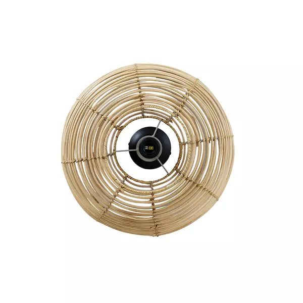 Light & Living Wandlamp Milan – Naturel Rotan – Ø 40 cm – E27