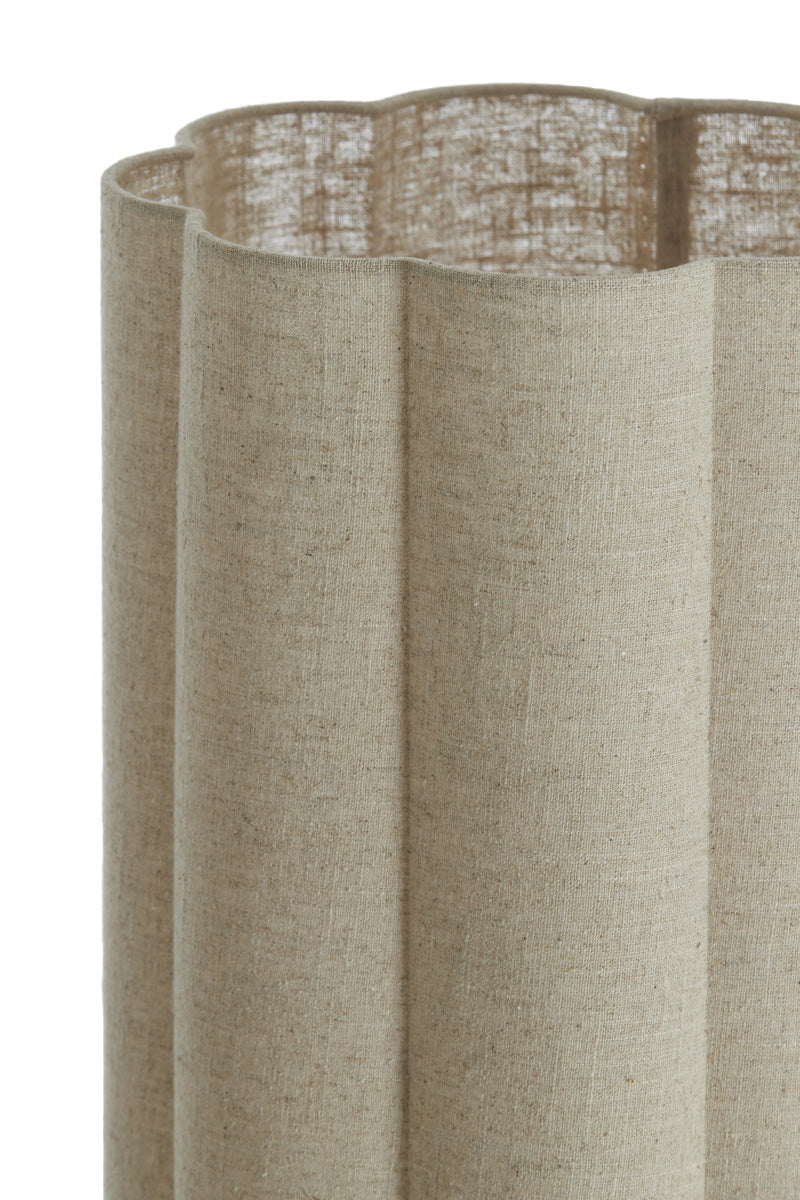 Light & Living Vloerlamp Fringe Naturel/Crème