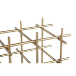 PTMD Gordo Brass Steel Square Open Frame wijnrek