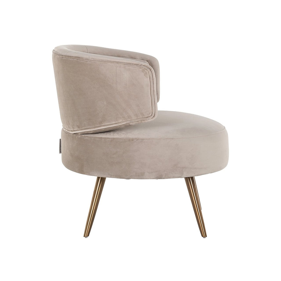 Richmond Fauteuil Hazel Velvet Khaki - afbeelding 2
