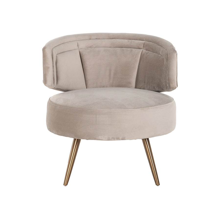 Richmond Fauteuil Hazel Velvet Khaki - afbeelding 4