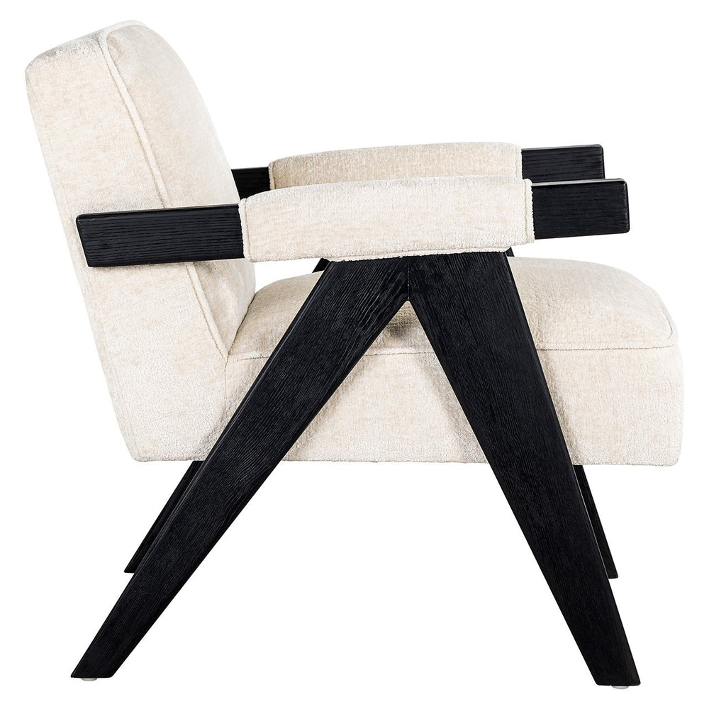 Richmond Fauteuil Cooper Wit Chenille - afbeelding 2